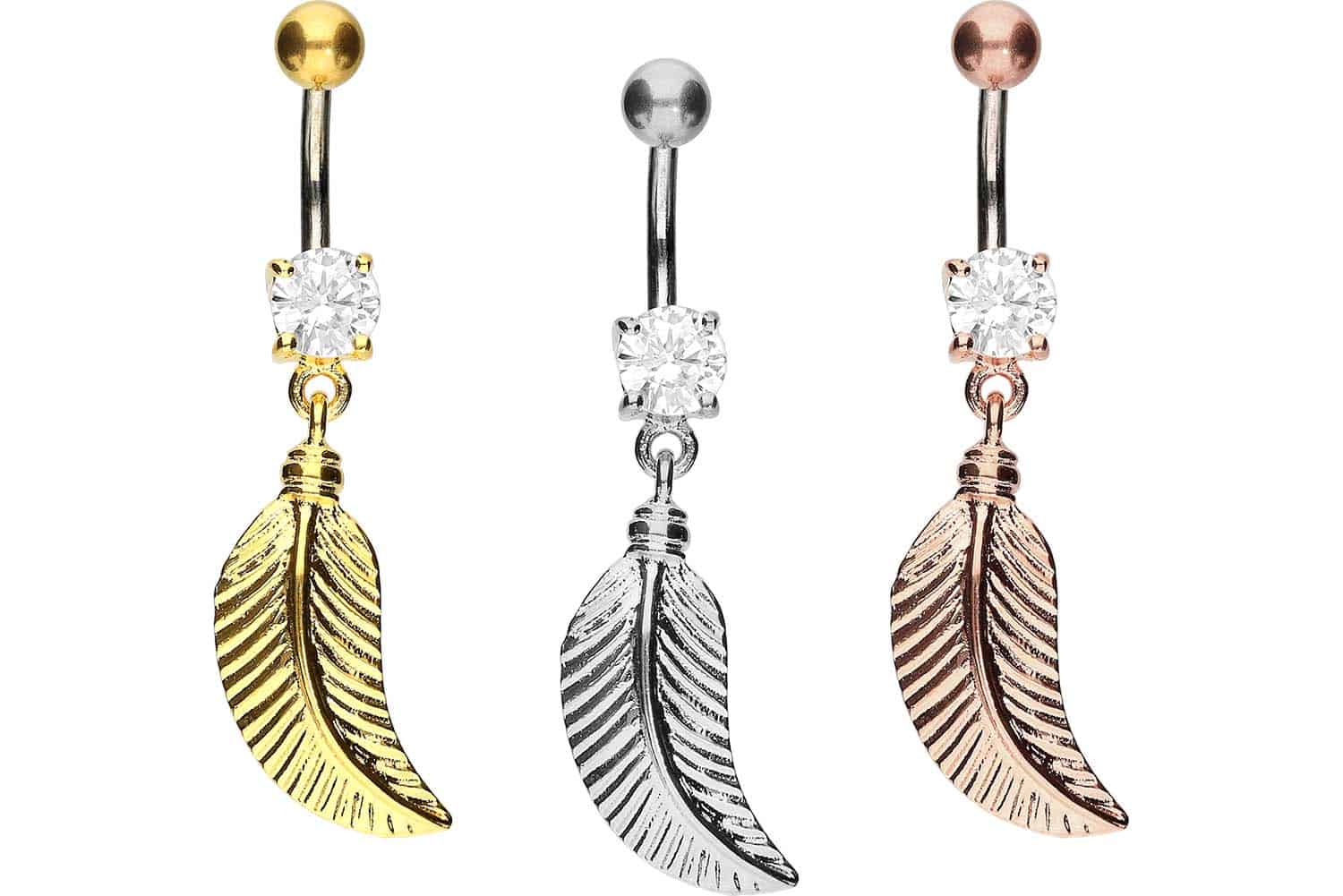 Titanium bananabell with 925 silver design FEATHER