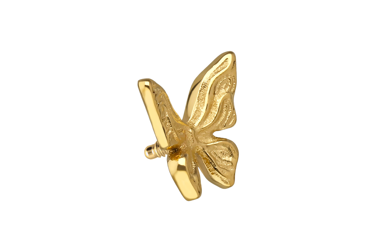 Titanium screw-in attachment with external thread BUTTERFLY