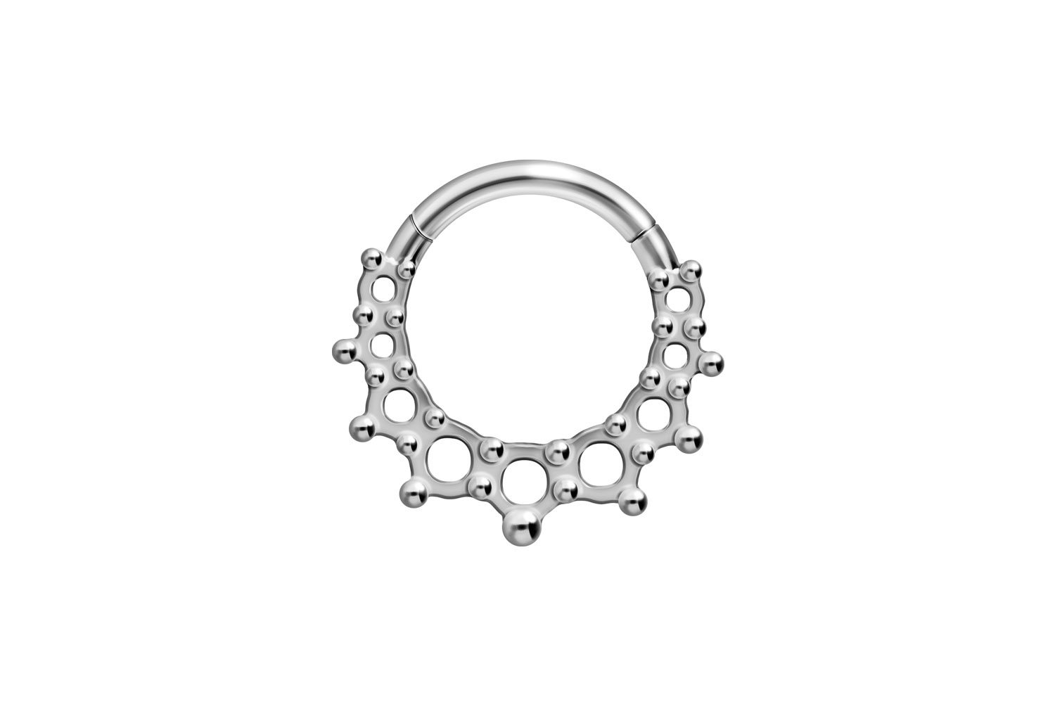 Surgical steel segment ring clicker DESIGN