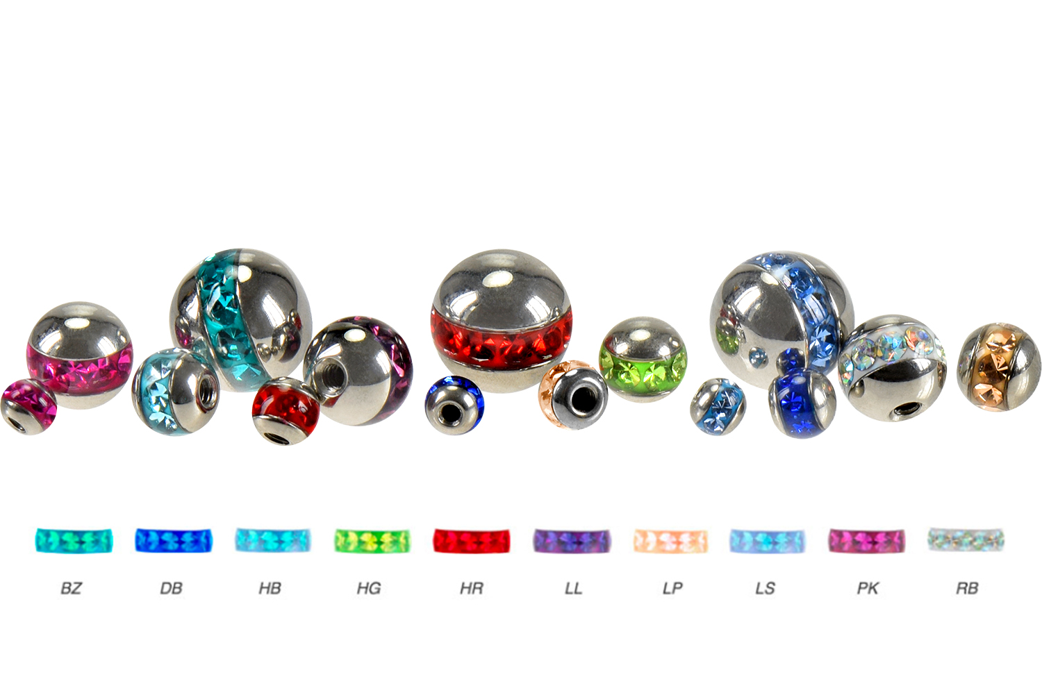 Titanium screw-in ball EPOXY RING ++SALE++