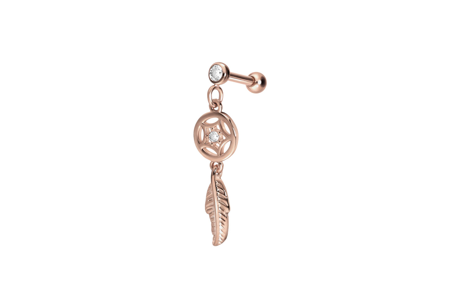 Chirurgenstahl Ohrpiercing TRAUMFÄNGER