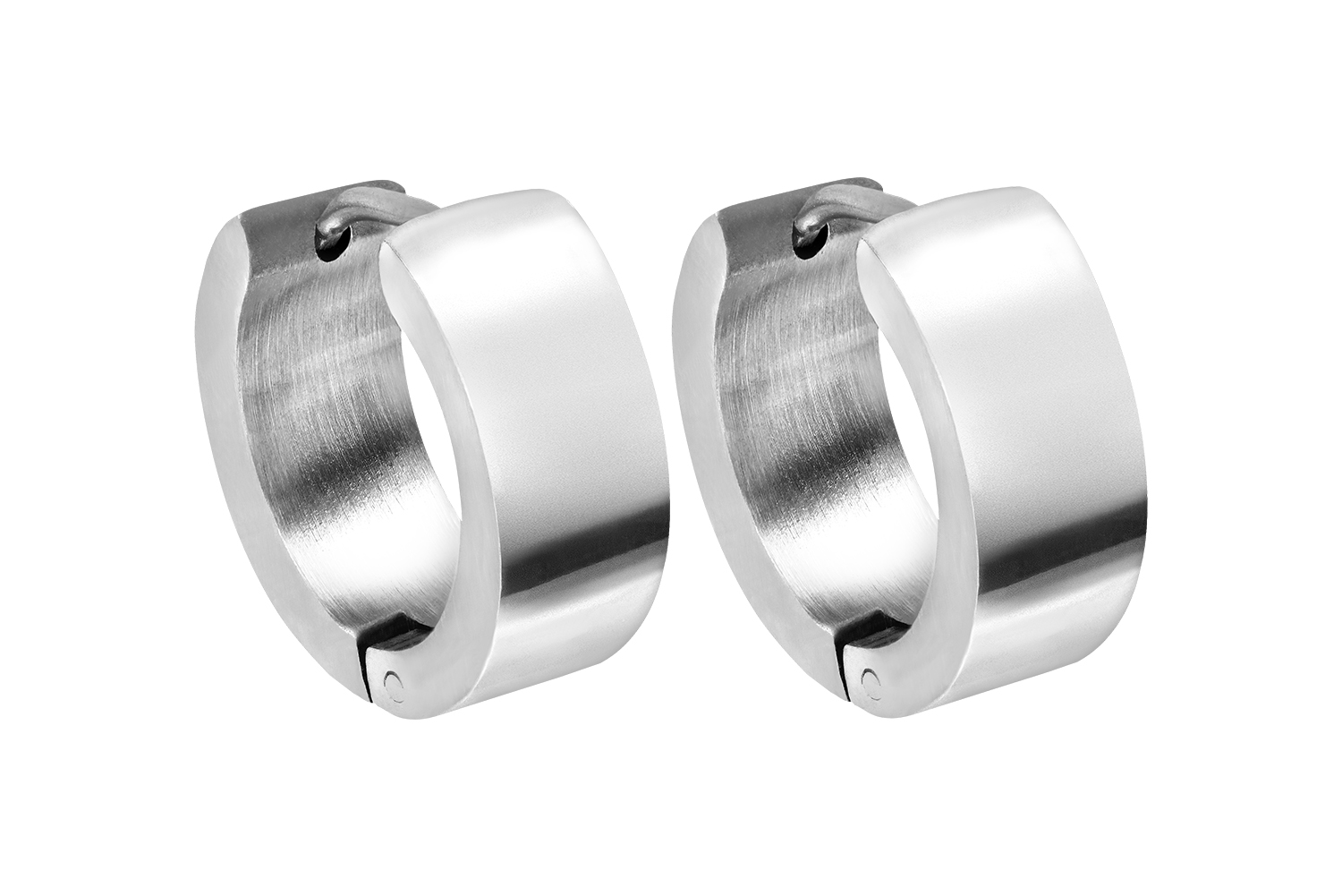 Chirurgenstahl Creolen ABGERUNDET