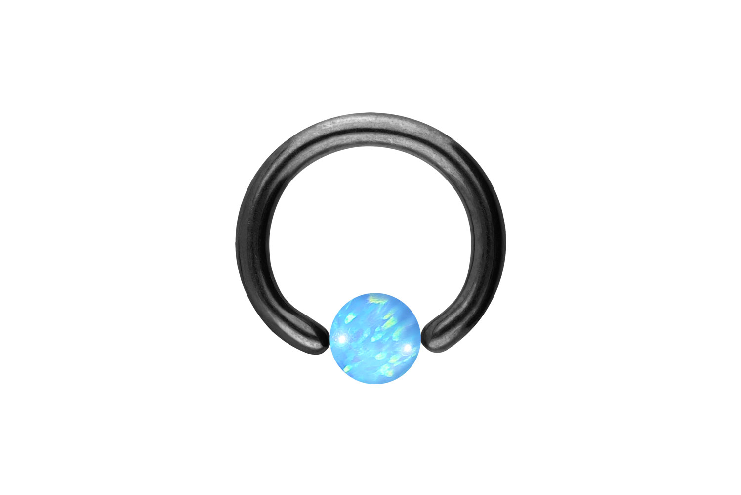 Titan Klemmkugelring SYNTHETISCHER OPAL