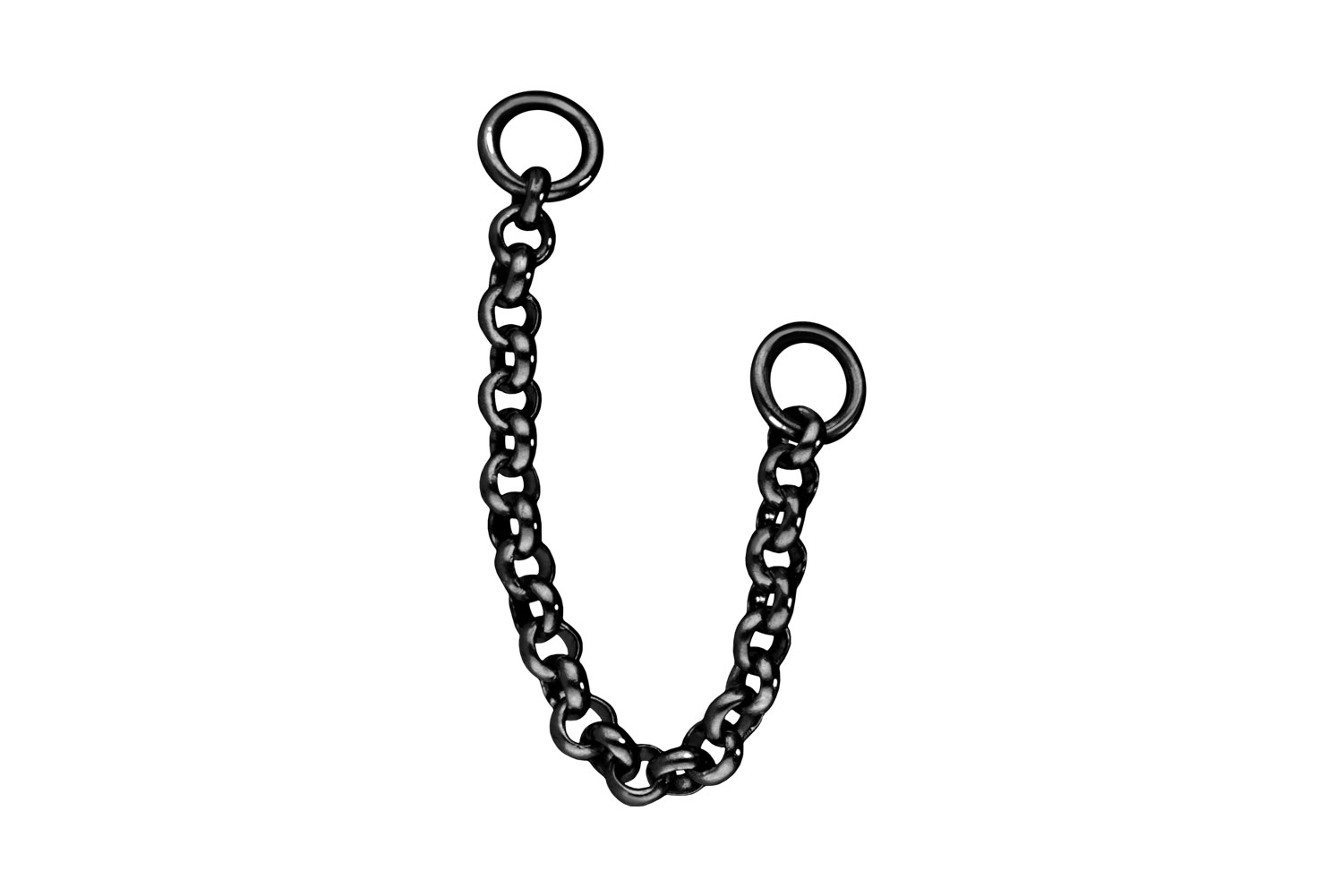 Surgical steel pendant for clickers ANCHOR CHAIN