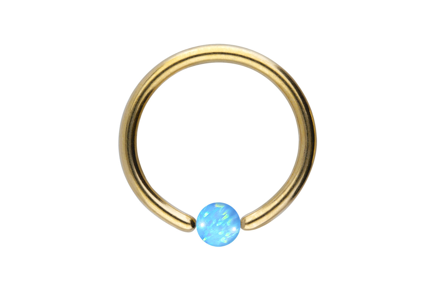 Titan Klemmkugelring SYNTHETISCHER OPAL