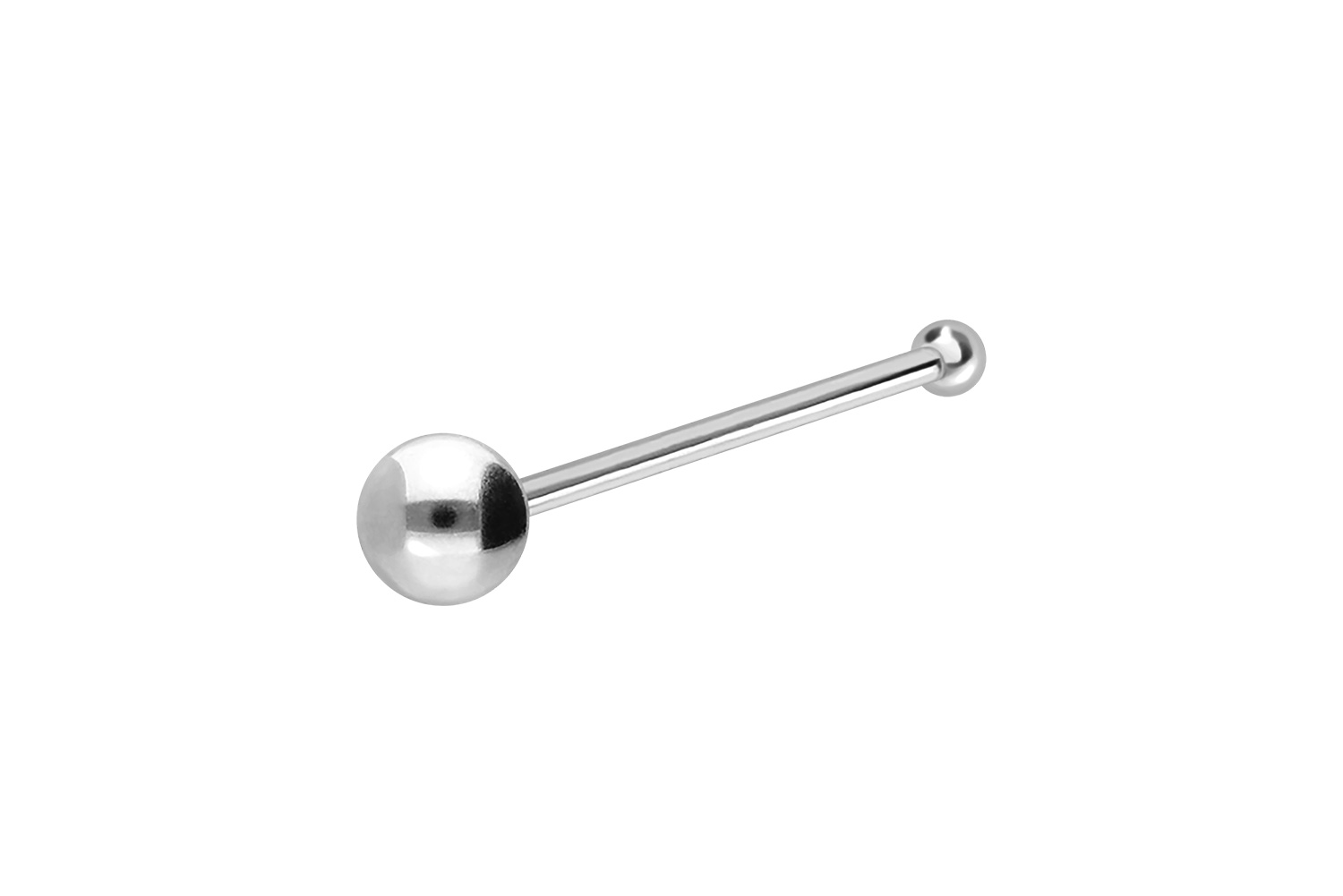 925 silver nose stud pin BALL