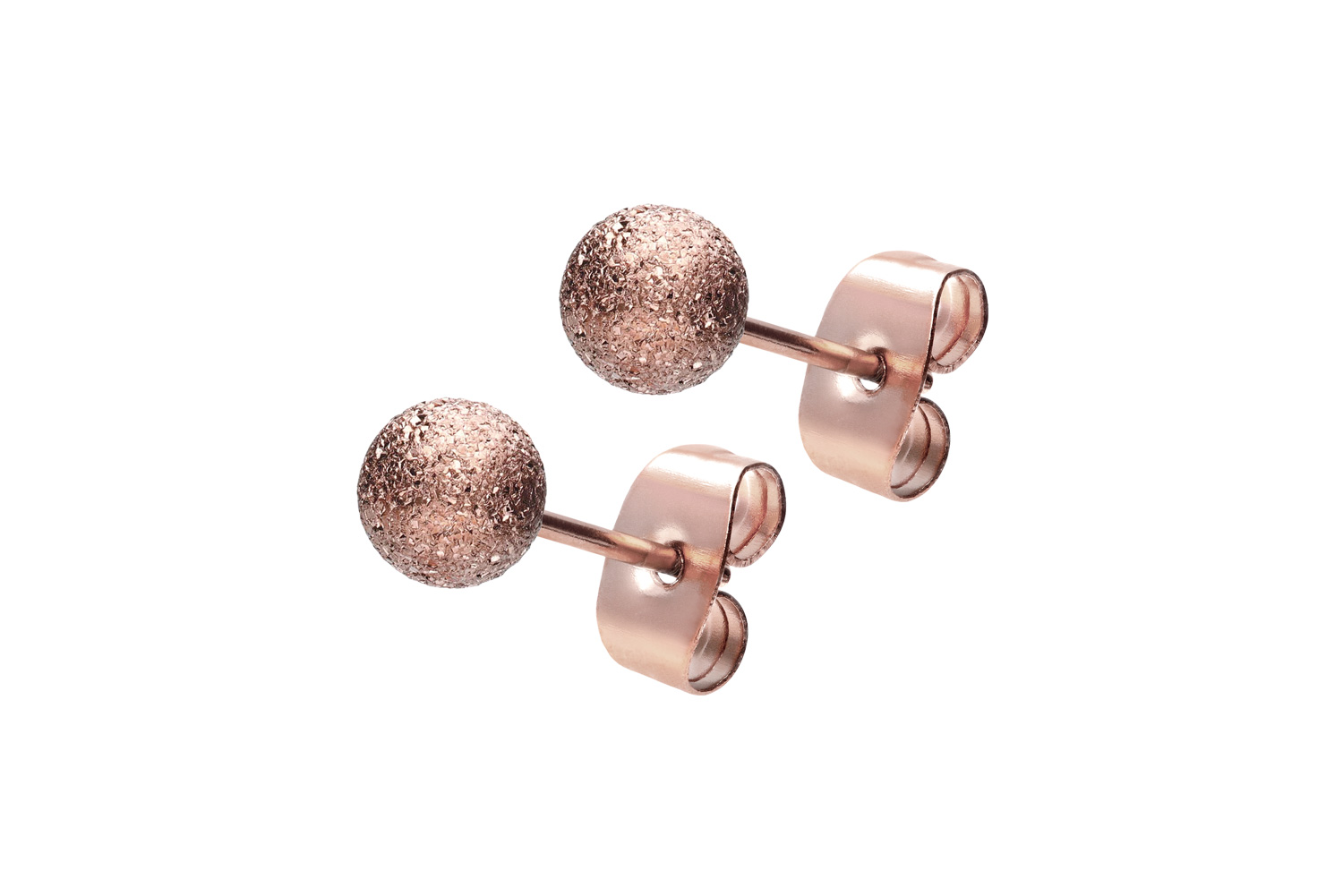 Surgical steel ear studs DIAMOND LOOK