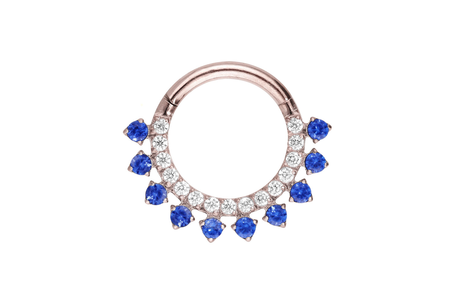 Titan Segmentring Clicker EINGEFASSTE KRISTALLE