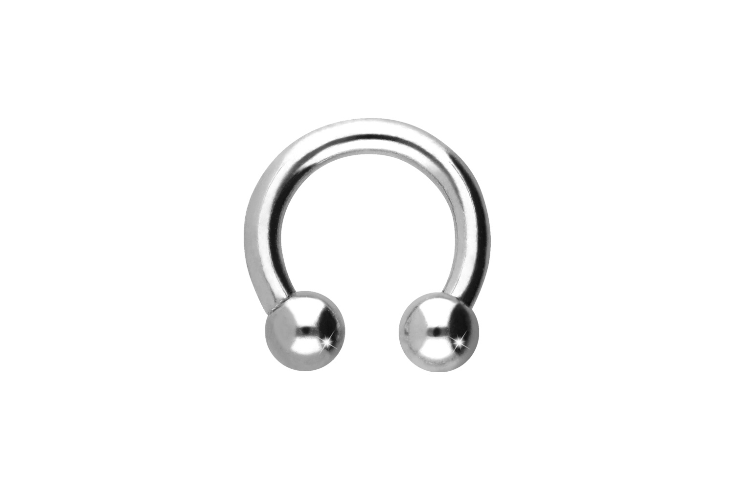 Titanium circular barbell