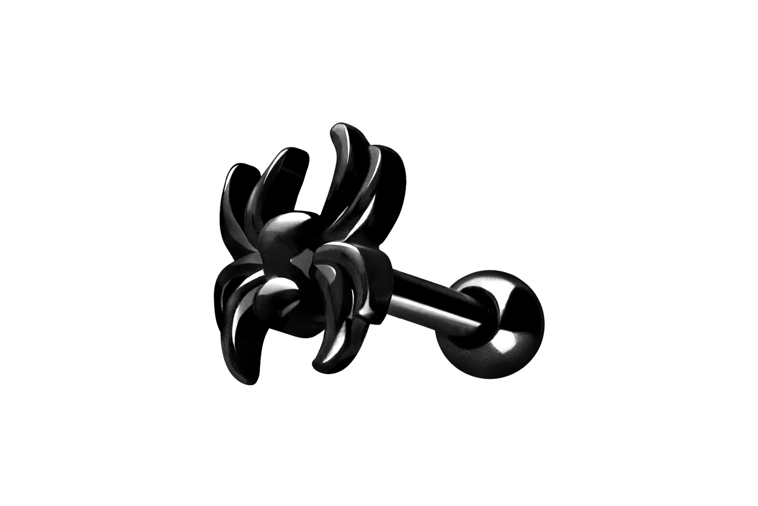 Surgical steel ear piercing SPIDER