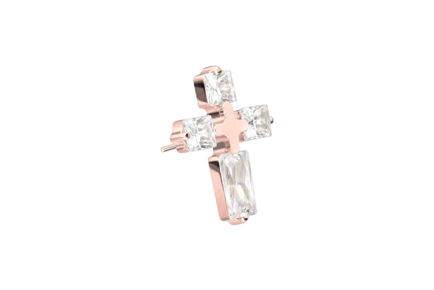 Titan Aufsatz mit Push Pin KRISTALLKREUZ