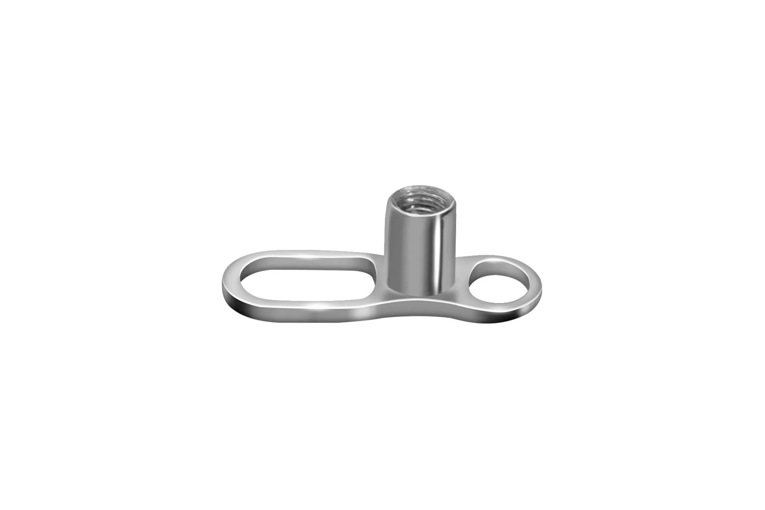 Titanium dermal anchor