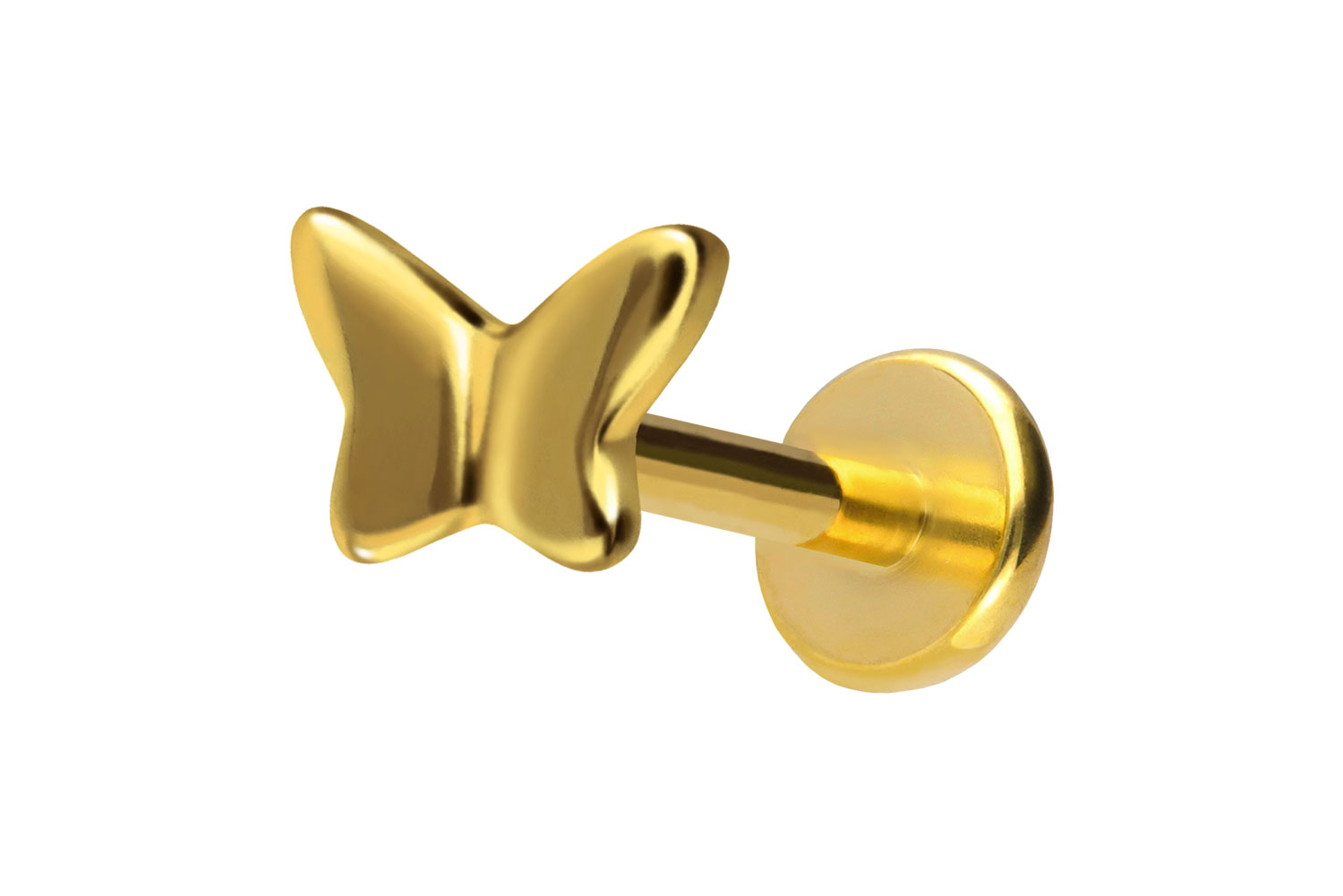 Titan Labret mit Push Fit SCHMETTERLING