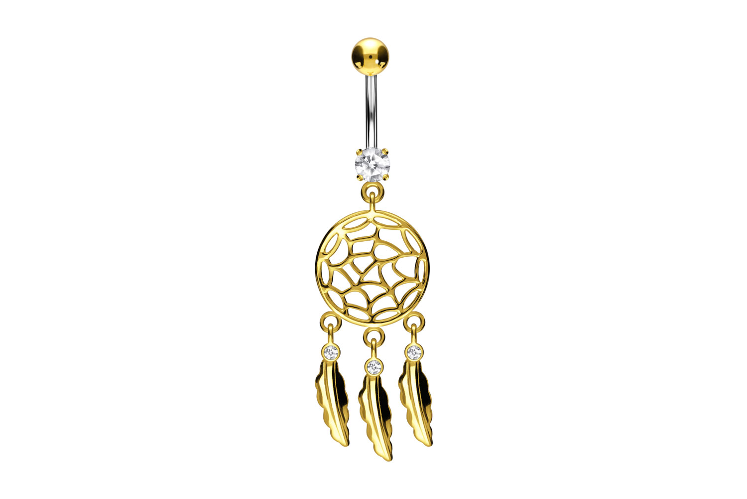 Titanium bananabell with 925 silver design DREAM CATCHER