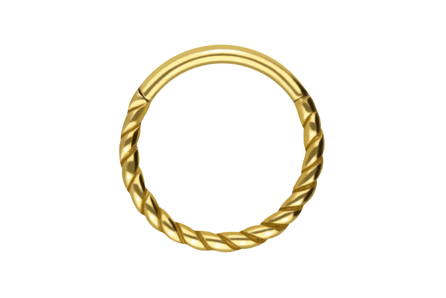 Chirurgenstahl Segmentring Clicker GEDREHT