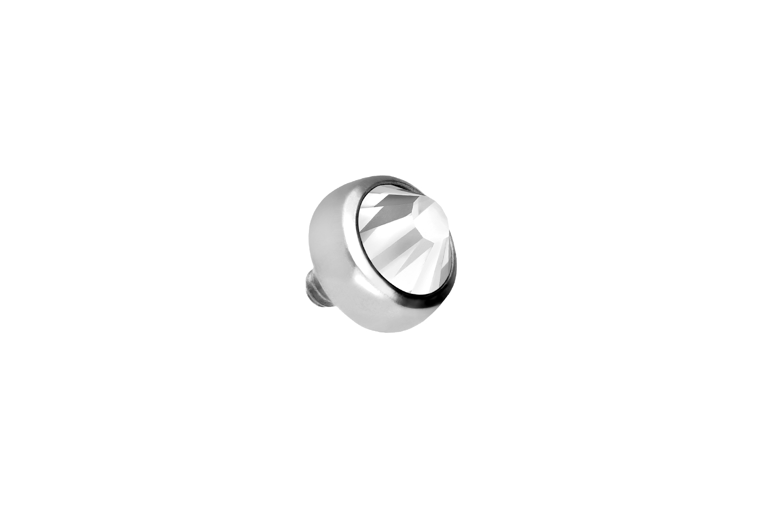 Titan Dermal Anchor Aufsatz DISC + KRISTALL