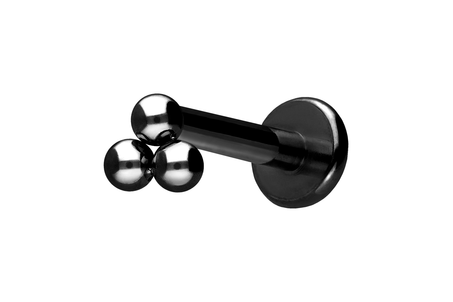 Titan Labret mit Innengewinde 3 KUGELN
