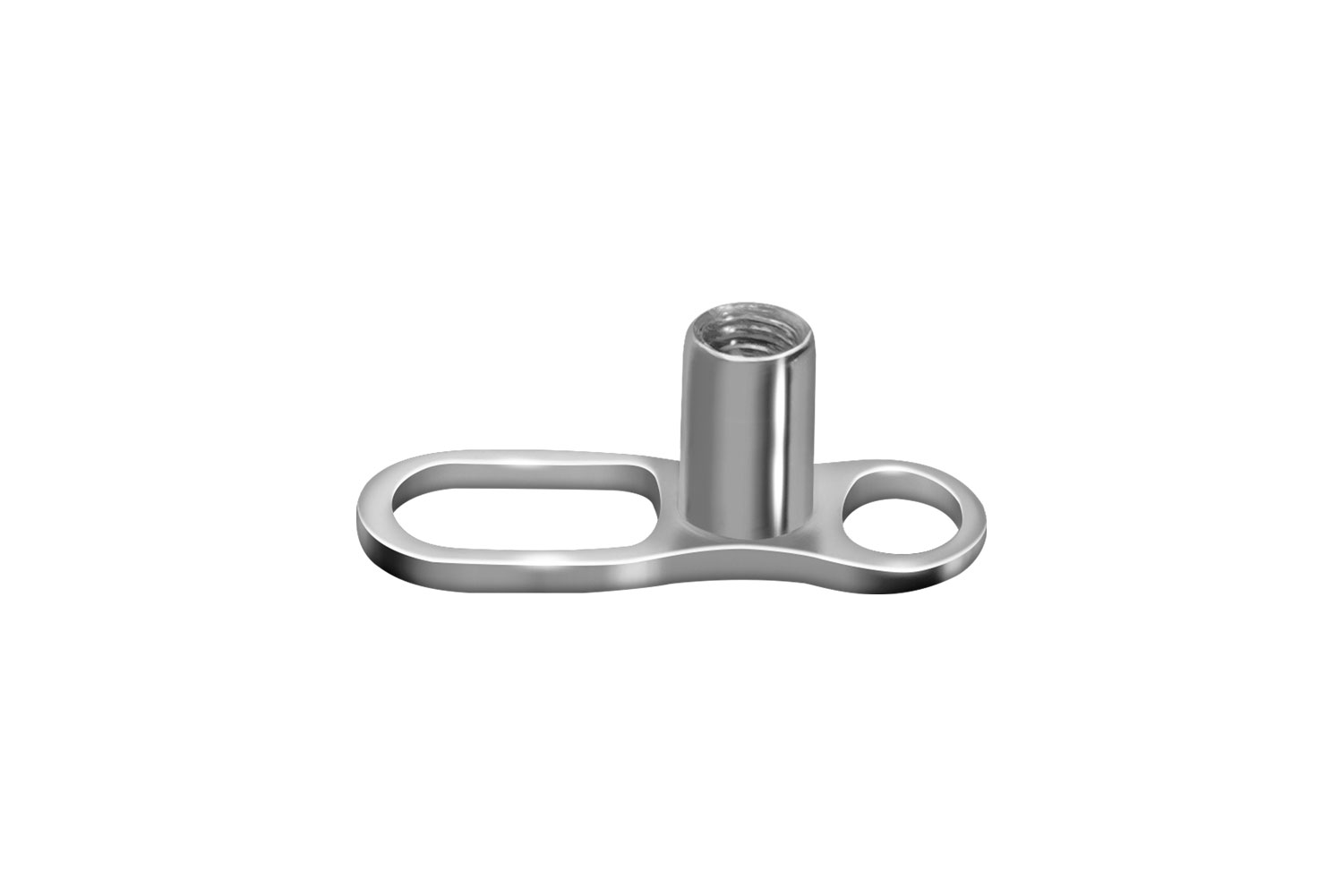 Titanium dermal anchor