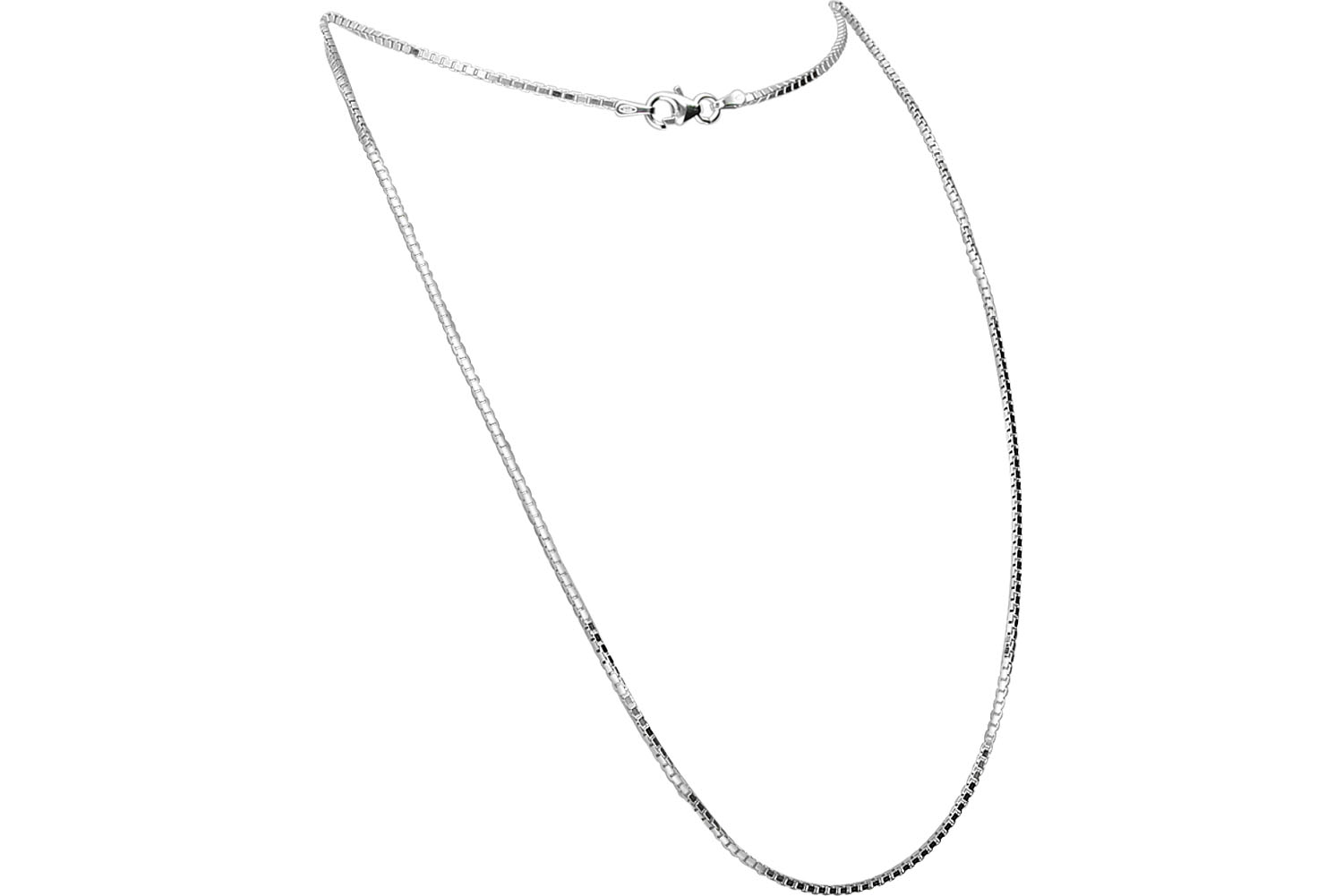 925 silver Venetian chain rhodium-plated