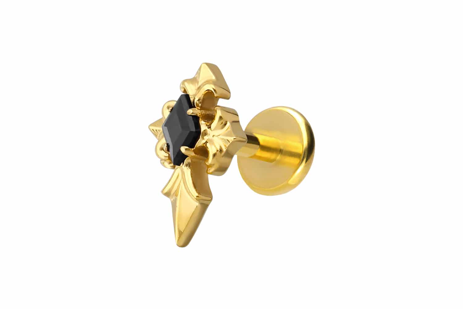 Titan Labret mit Push Fit KREUZ