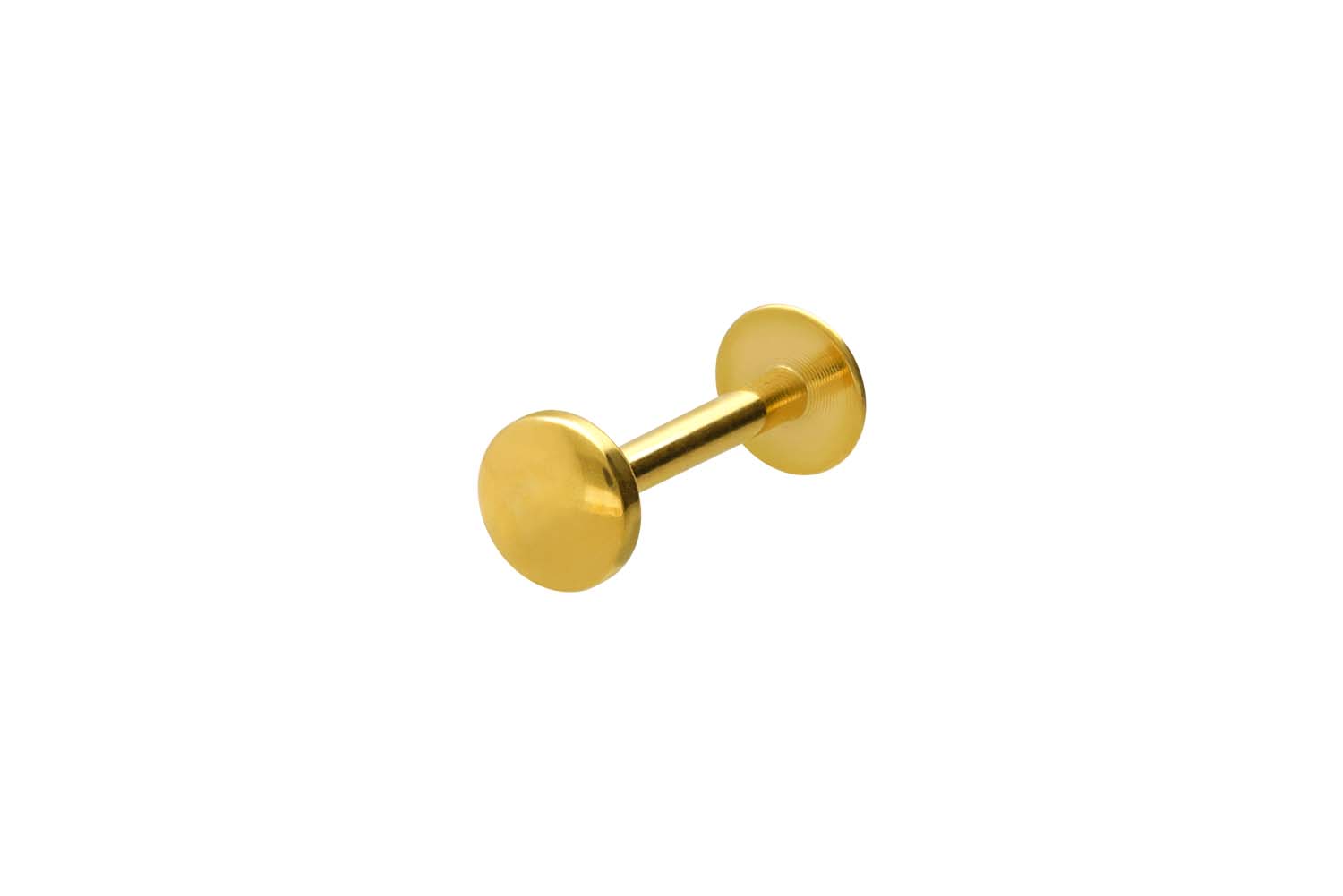 Chirurgenstahl Labret mit Innengewinde FLAT-DISC