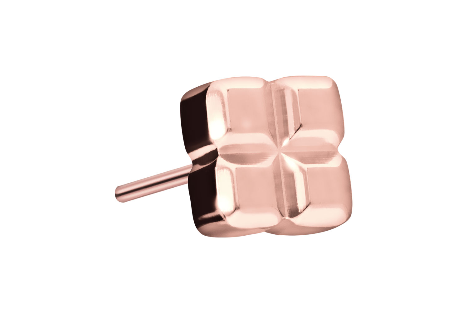 Titanium attachment with push pin SQUARE ++SALE++