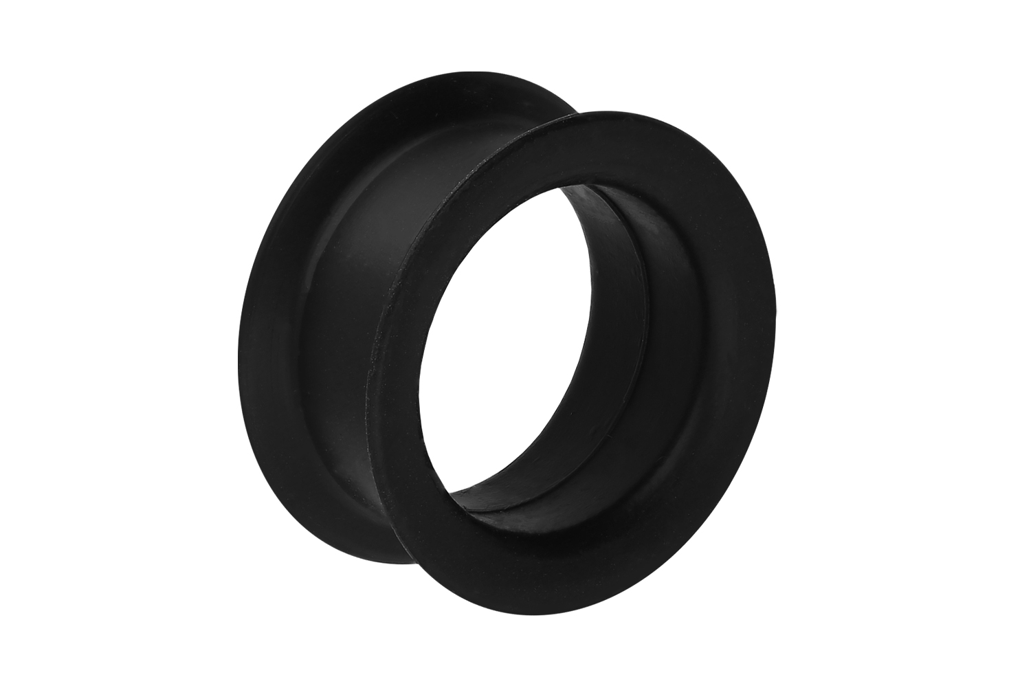 Silicone double flared tunnel SINGLE COLORED
