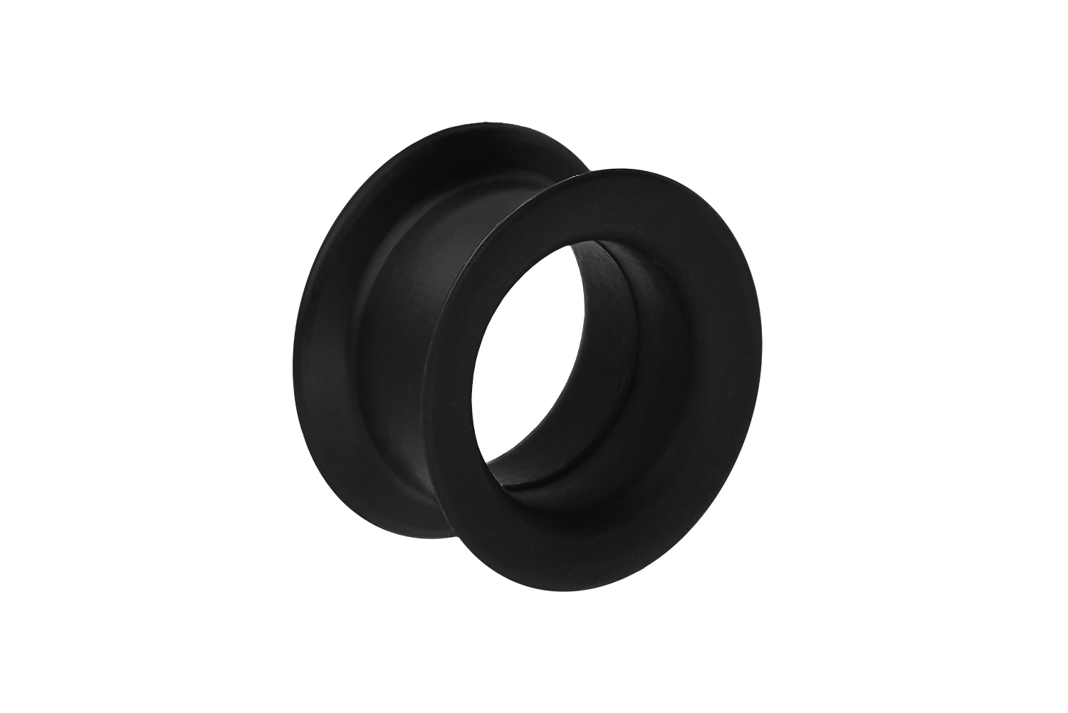 Silicone double flared tunnel SINGLE COLORED