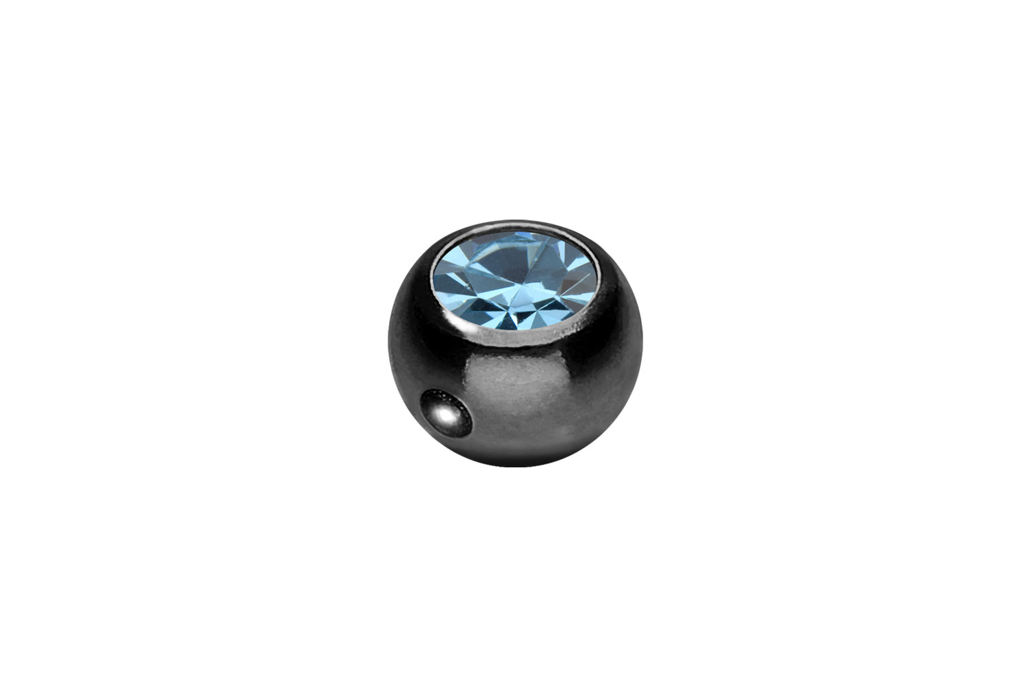 Surgical steel clip-in ball CRYSTAL