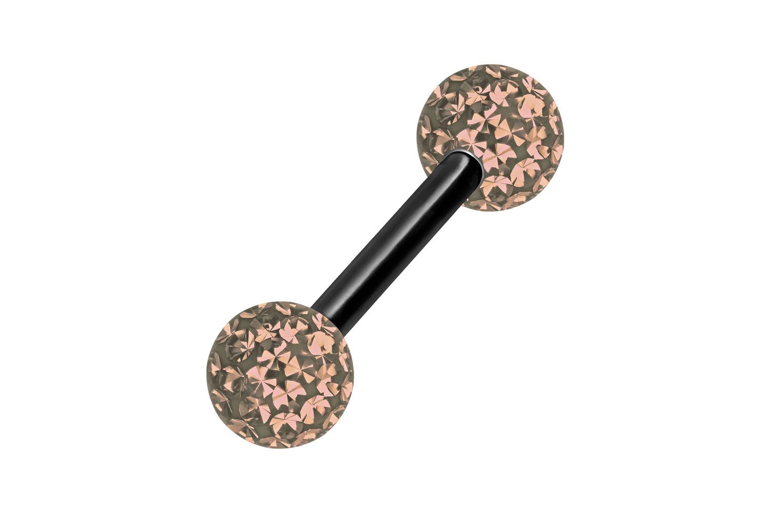 Surgical steel barbell EPOXY BALLS