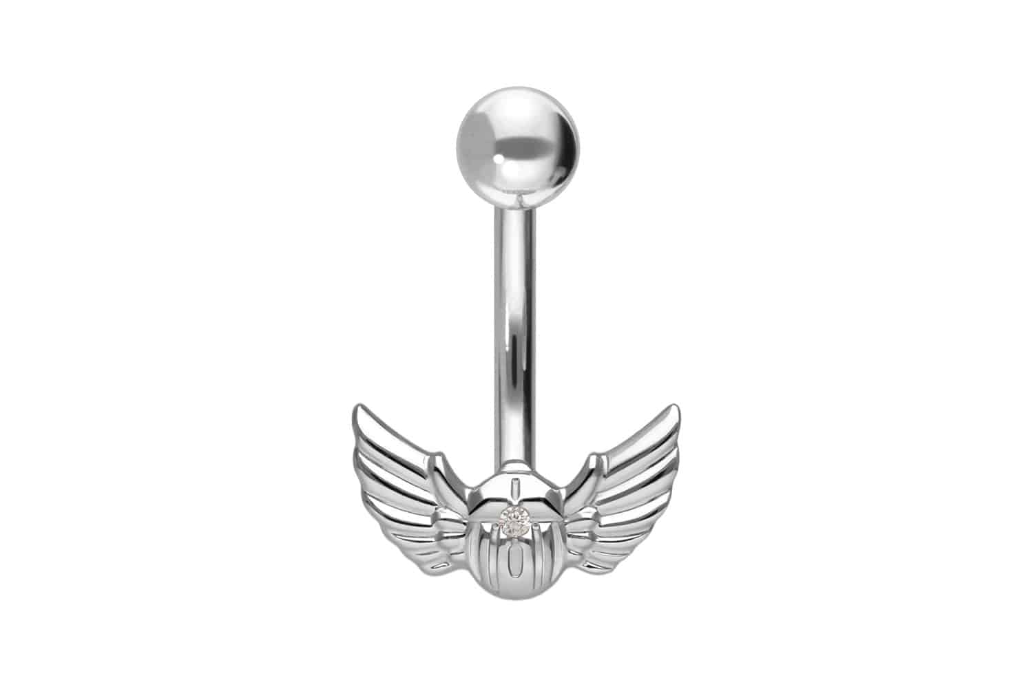 Titanium bananabell with internal thread SCARAB BEETLE