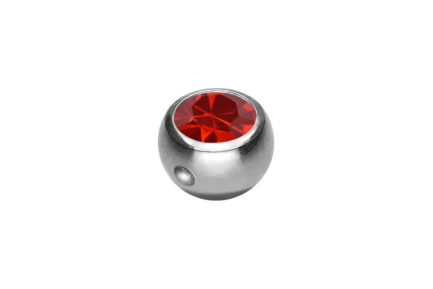 Surgical steel clip-in ball CRYSTAL