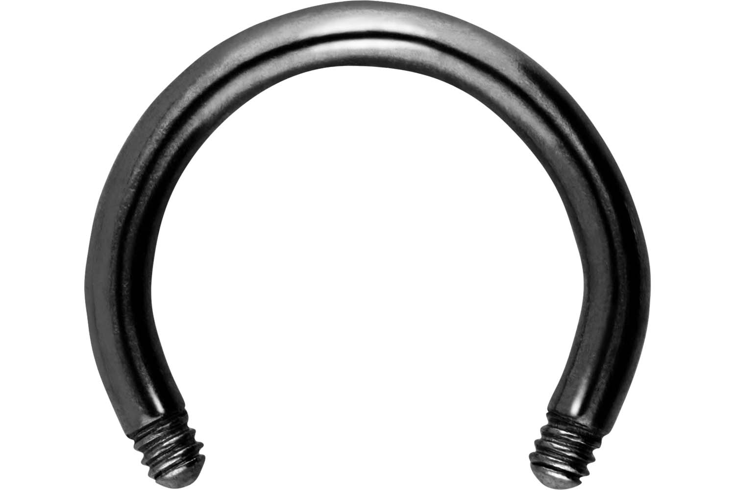 Chirurgenstahl Hufeisenring ohne Kugeln