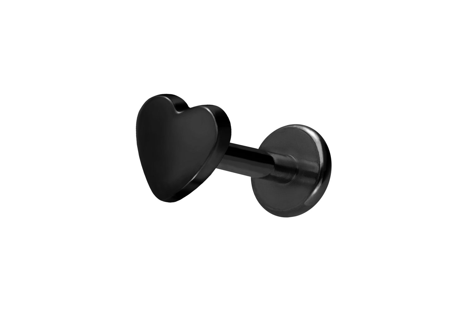 Titan Labret mit Innengewinde HERZ