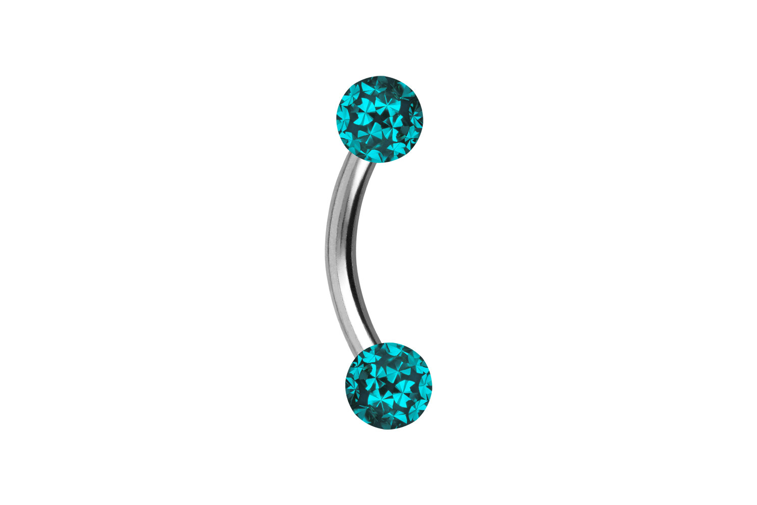 Surgical steel banana EPOXY-BALLS