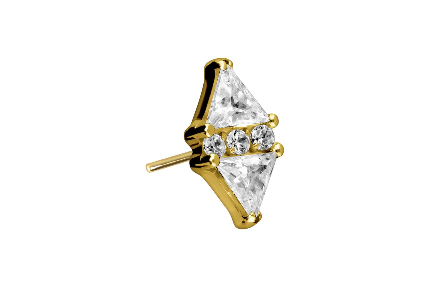 Titan Aufsatz mit Push Pin KRISTALLRAUTE ++SALE++