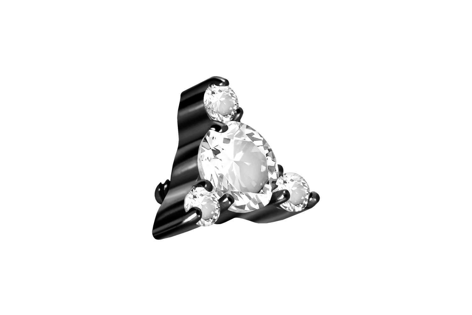 TTitanium screw-in attachment with external thread CRYSTAL TRIANGLE ++SALE++