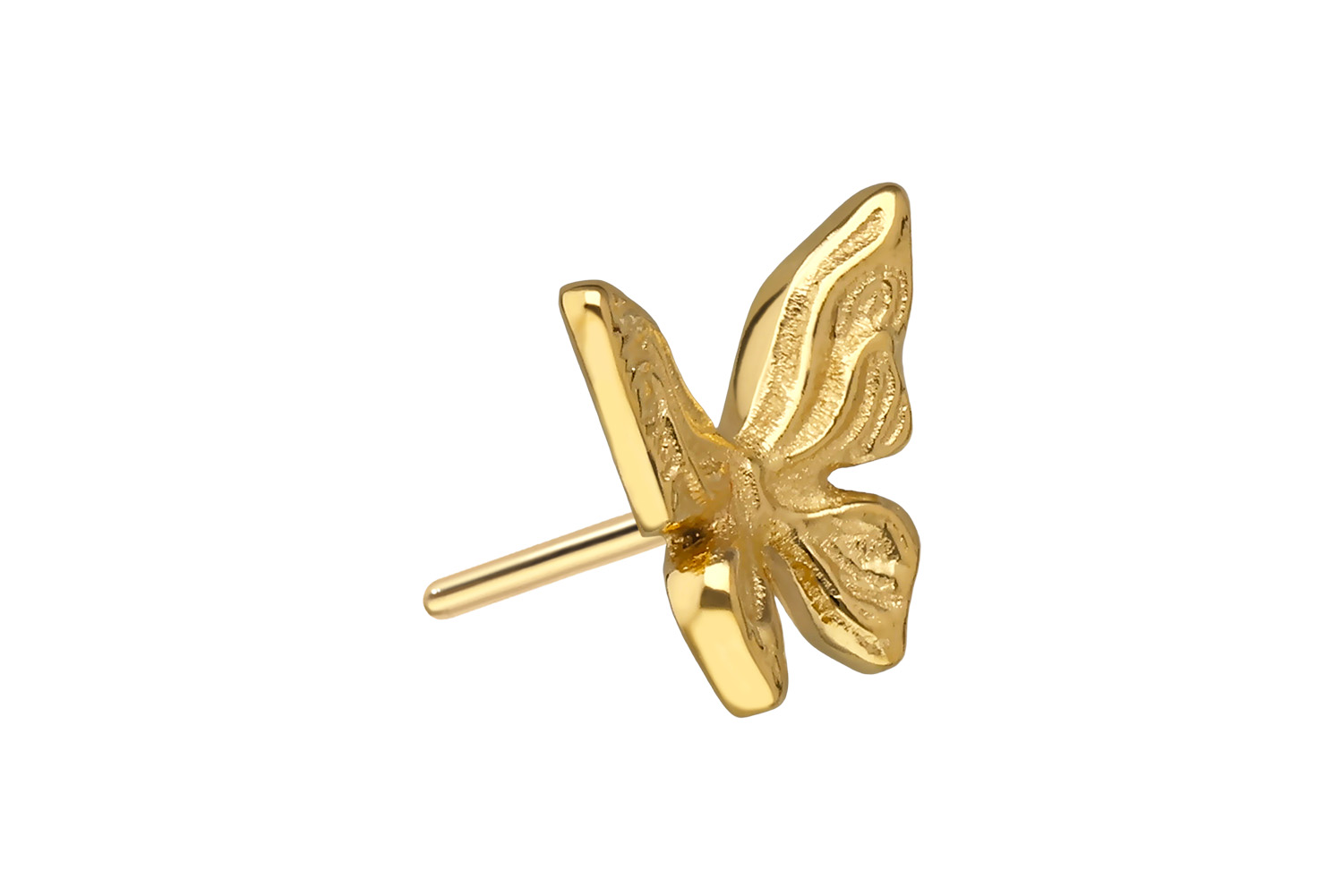 Titanium attachment with push pin BUTTERFLY