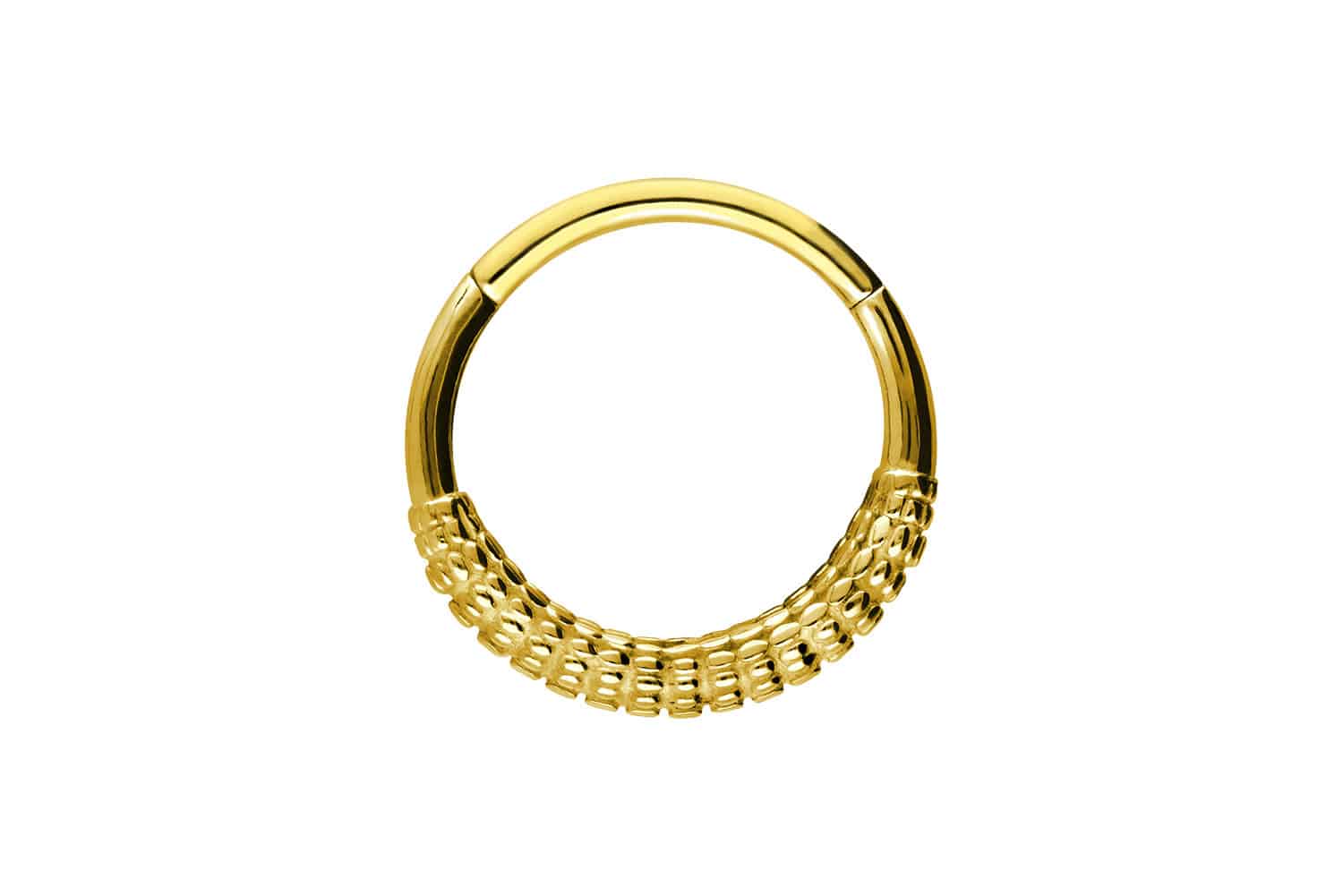 Surgical steel segment ring clicker PISTON DESIGN