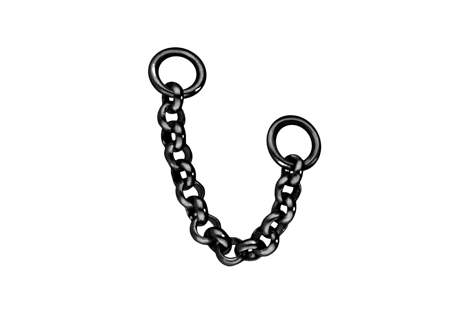 Surgical steel pendant for clickers ANCHOR CHAIN