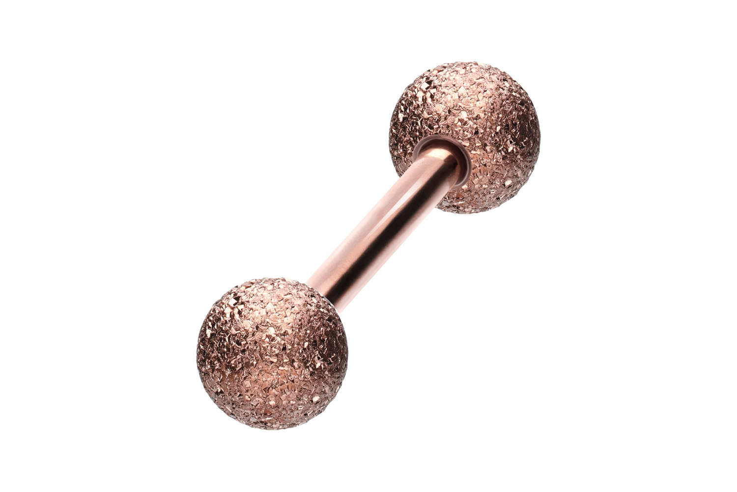 Surgical steel barbell DIAMOND LOOK