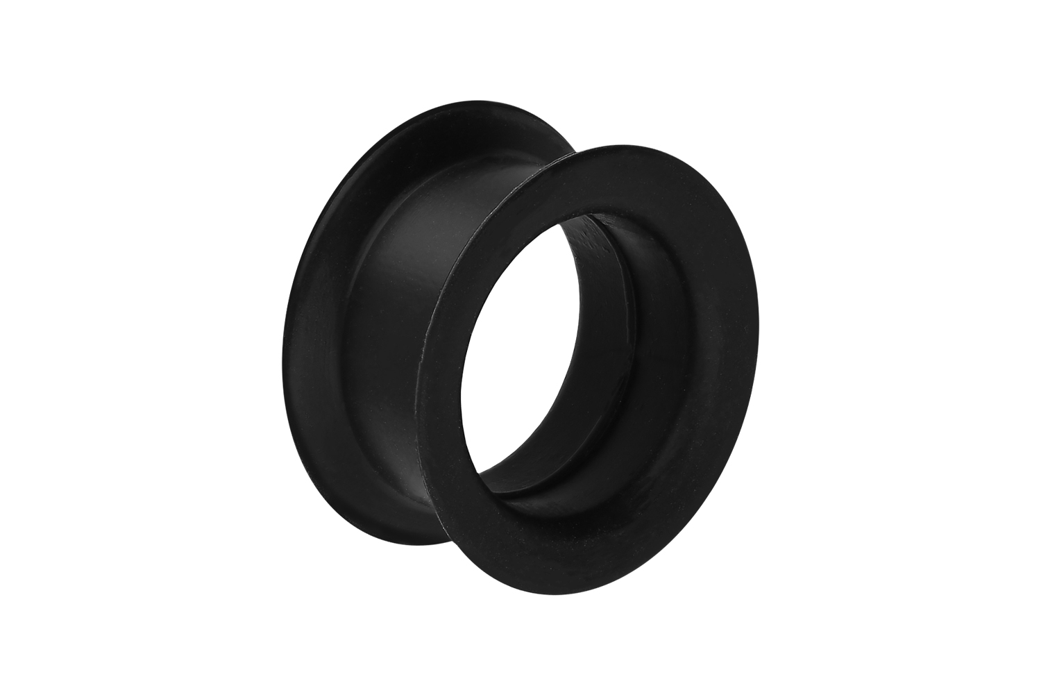 Silicone double flared tunnel SINGLE COLORED