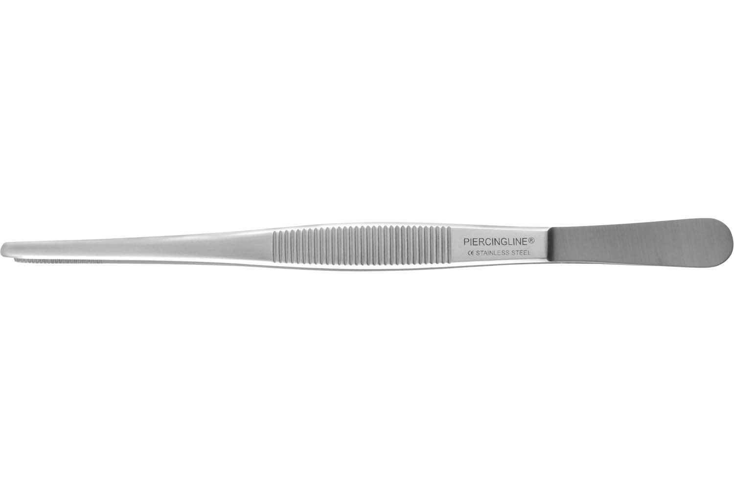 Stainless steel tweezers with crocodile serration