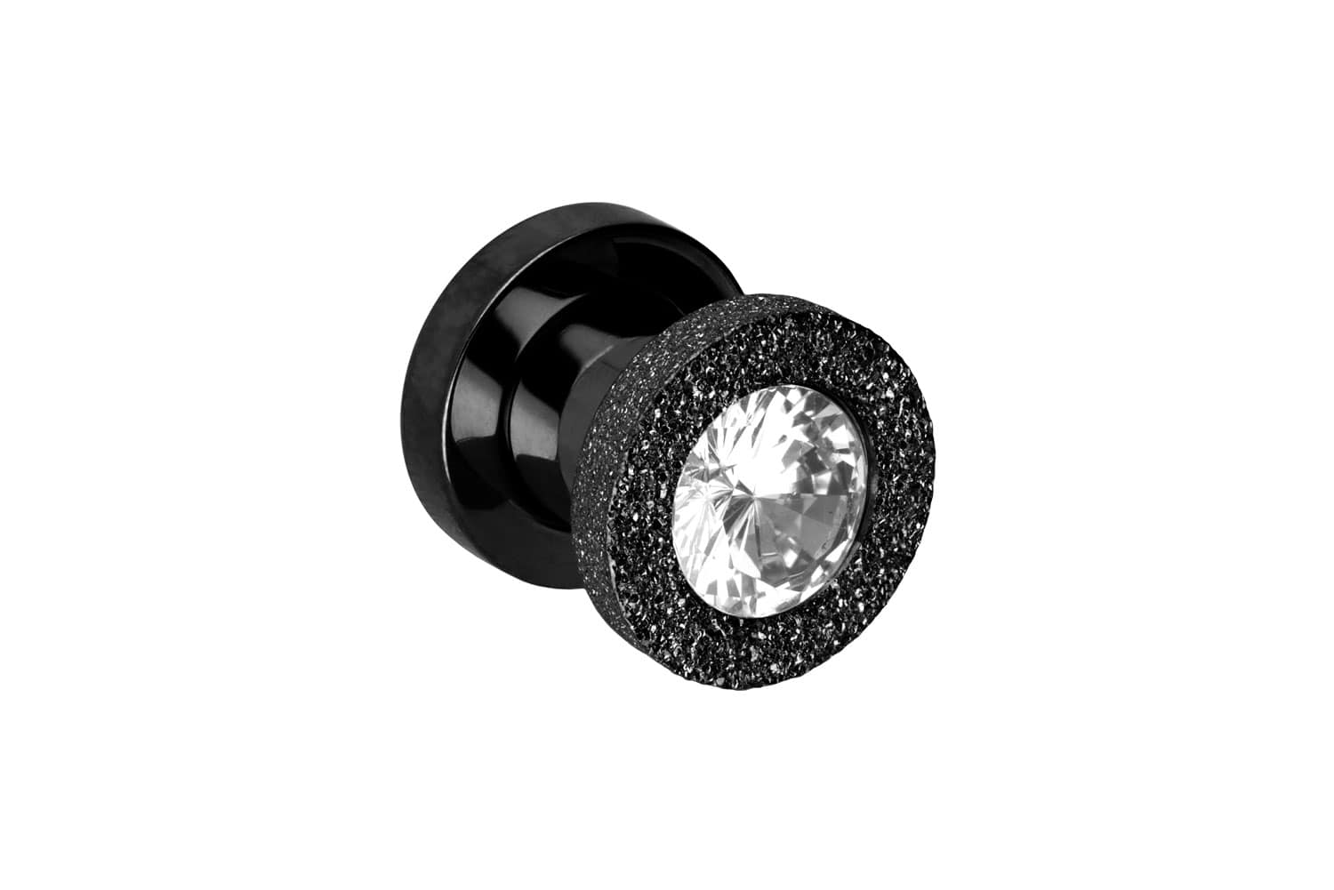 Surgical steel plug BIG CRYSTAL + DIAMOND LOOK ++SALE++ Surgical steel plug BIG CRYSTAL + DIAMOND LOOK ++SALE++