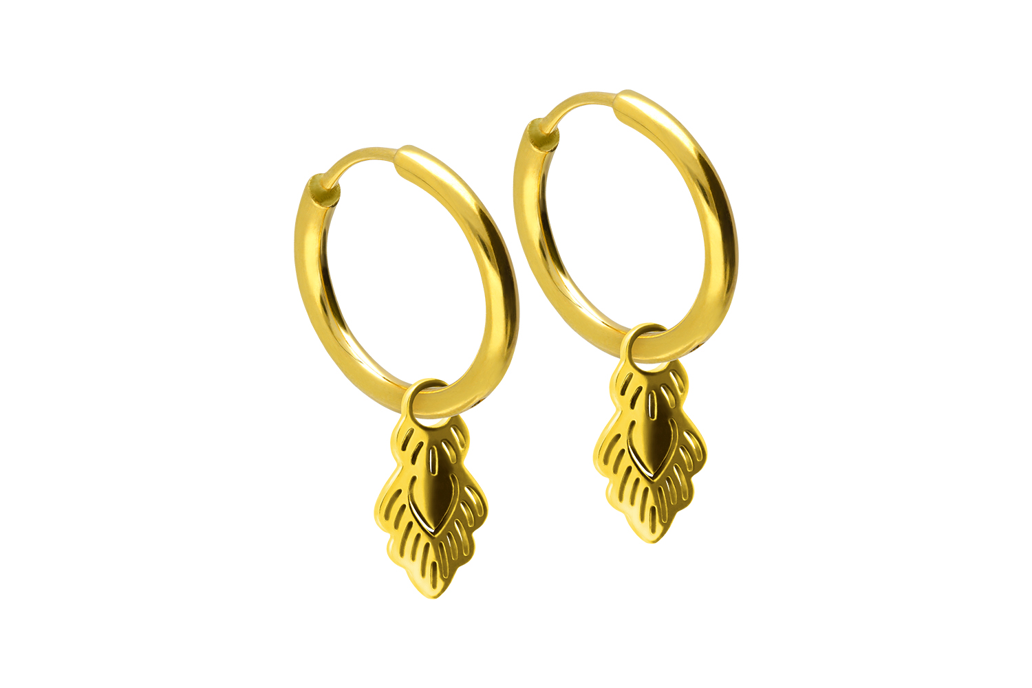 Chirurgenstahl Ohrclicker Creolen ORIENTALISCHES DESIGN