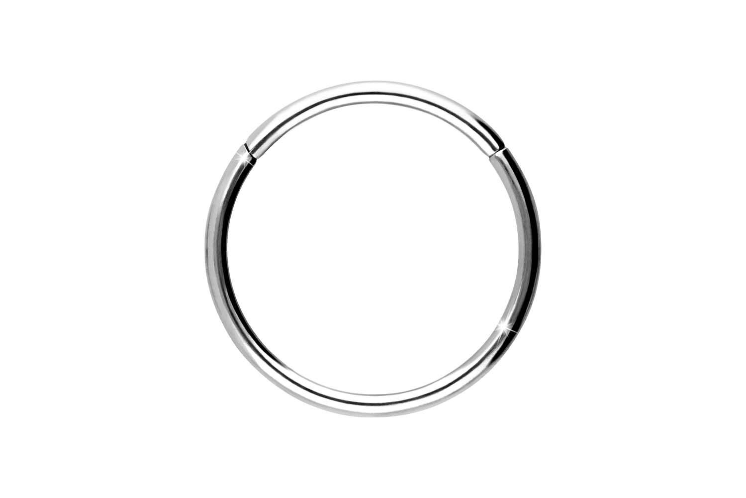 Titanium segment ring clicker