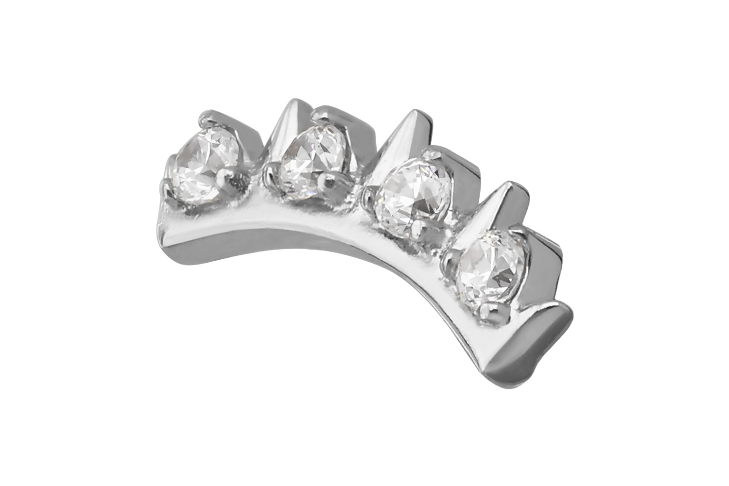 Titanium screw-in attachment with external thread CROWN