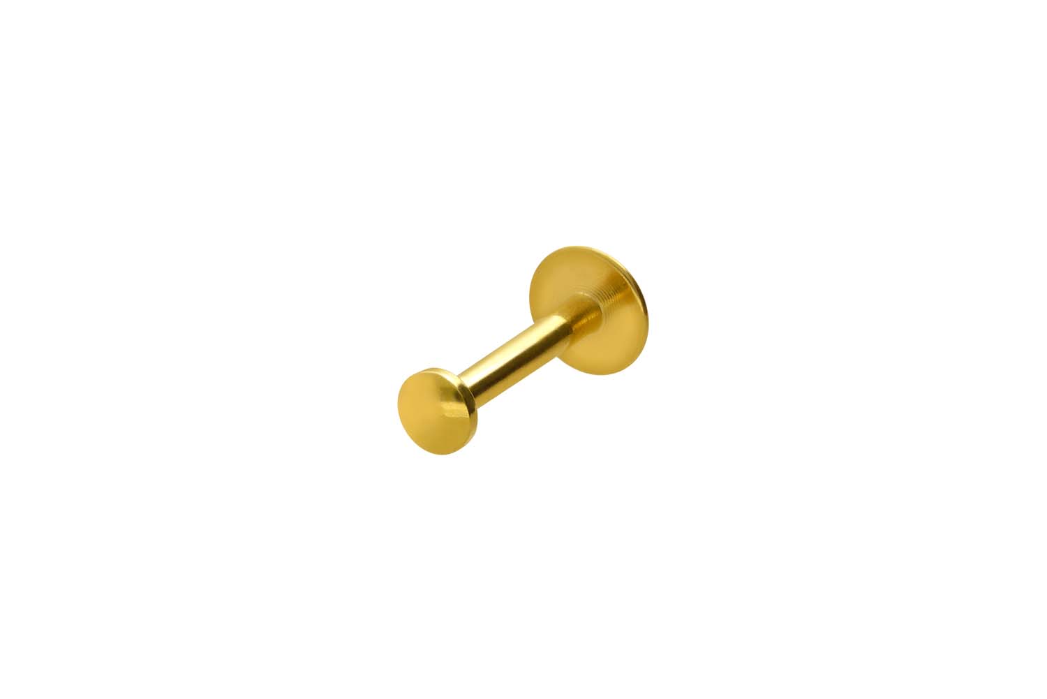 Chirurgenstahl Labret mit Innengewinde FLAT-DISC