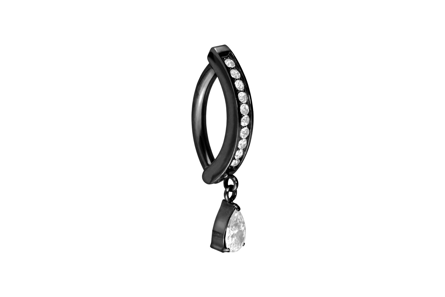 Titan Bauchnabelclicker BOGEN + KRISTALLTROPFEN