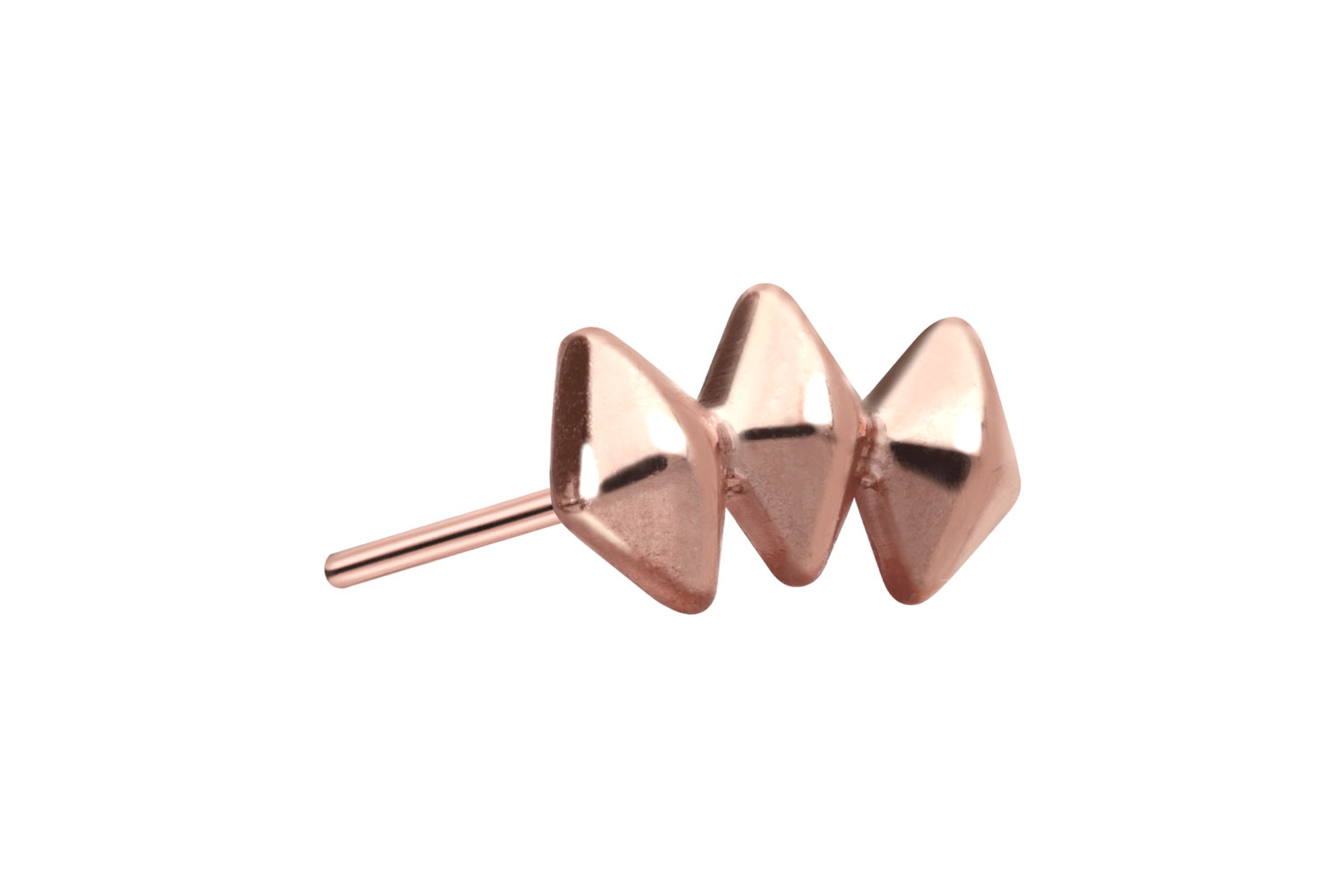 Titanium attachment with push pin 3 RHOMBUSES ++SALE++